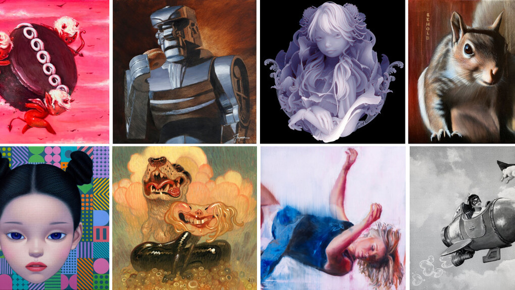 Art collector starter kit X, graphic, 2024. Courtesy of Corey Helford Gallery