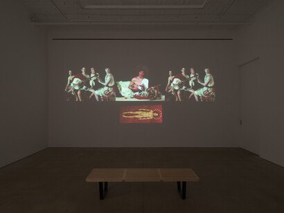 John Kelly, A friend gave me a book, exhibition view. Courtesy of P·P·O·W 