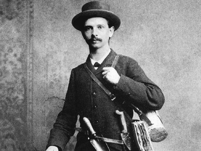 Adolphe Tonduz en Costa Rica, en 1895. Foto: Archivos del Jardín Botánico de la Ville de Geneve