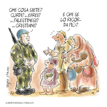 Da il Venerdì di Repubblica del 17 aprile 2015 