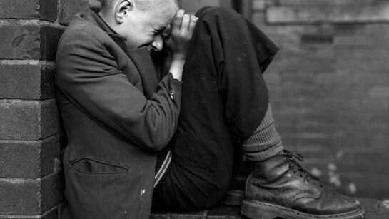 Chris Killip Youth on Wall, Jarrow, Tyneside, 1976 Courtesy of the artist and The Photographers’ Gallery, London