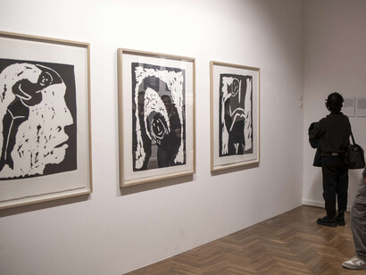 Zora Stančič, Fortunately, glances leave no imprints, exhibition view. Courtesy of City Art Gallery Ljubljana