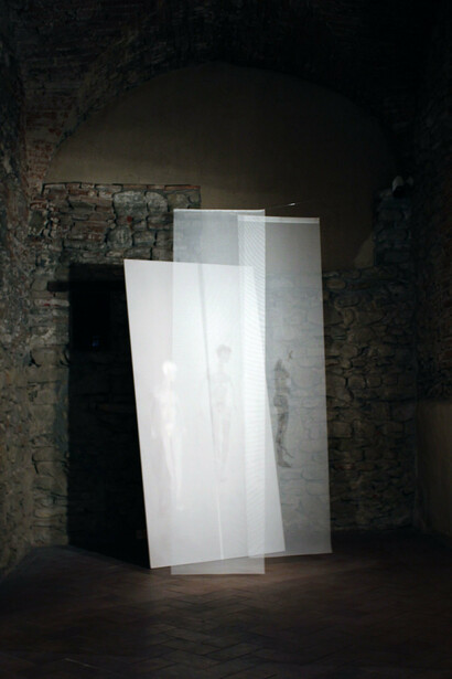 Giorgio Tentolini, *Studio su Maria e sull'Angelo*, 2013. Installazione  