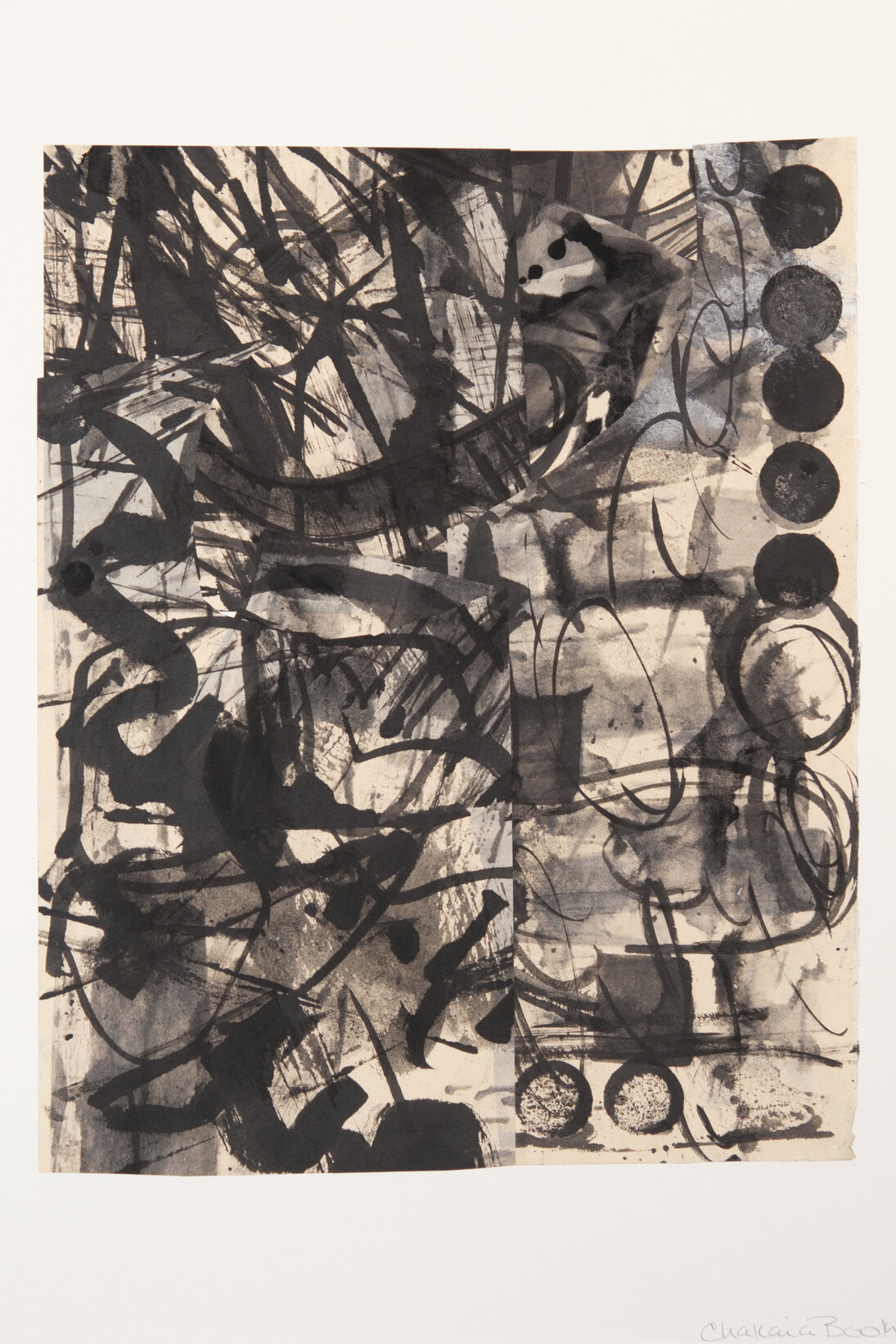 Chakaia Booker, Untitled, 2013, Handpainting, 24 x 19.5 inches