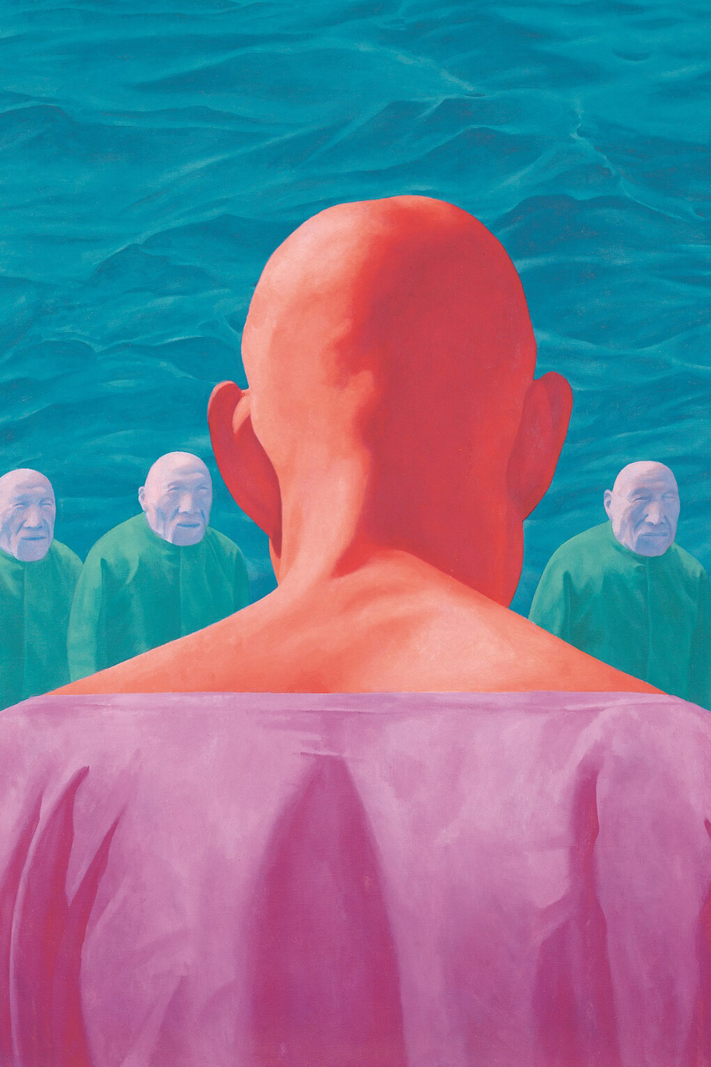 Fang Lijun 方力鈞
Untitled
1995
oil on canvas
250 x 180cm
M+ Sigg Collection, Hong Kong (By donation)
Courtesy of the artist and West Kowloon Cultural District Authority
