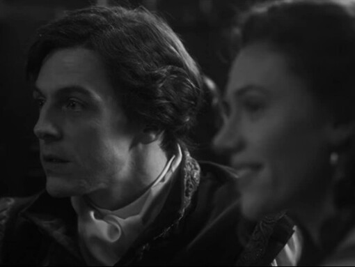 Martin McCreadie and Kate Siegel in a scene from The Haunting of Bly Manor
