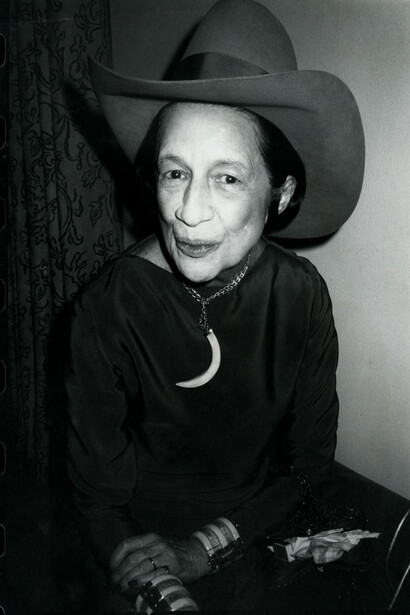 Andy Warhol, Diana Vreeland. Courtesy of Hedges Projects