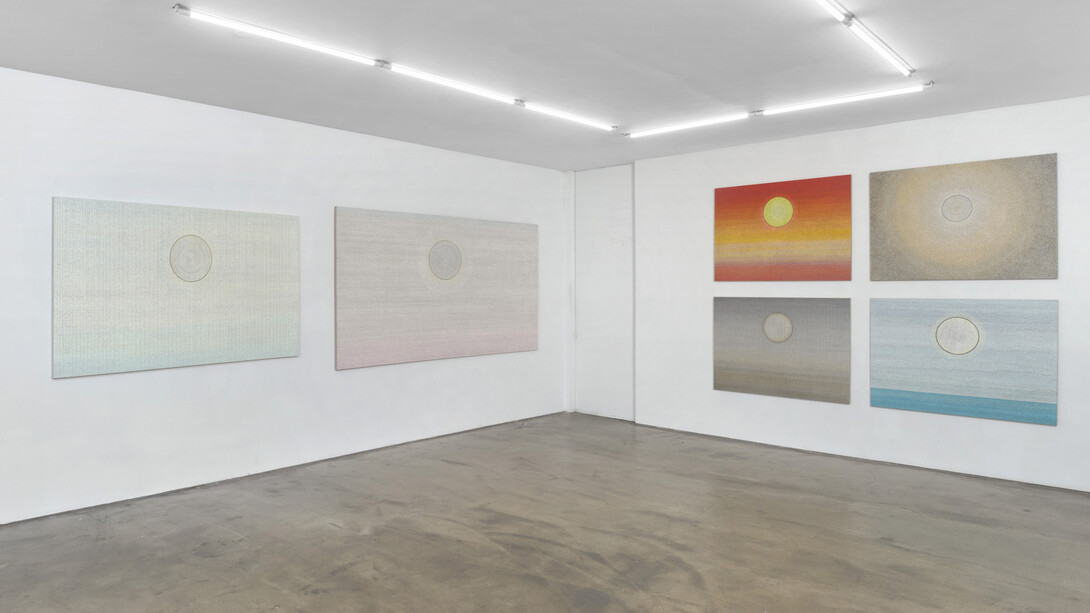 Matthew Weinstein, The setting sun is beautiful because of all it makes us lose, exhibition view. Courtesy of Tibor de Nagy Gallery