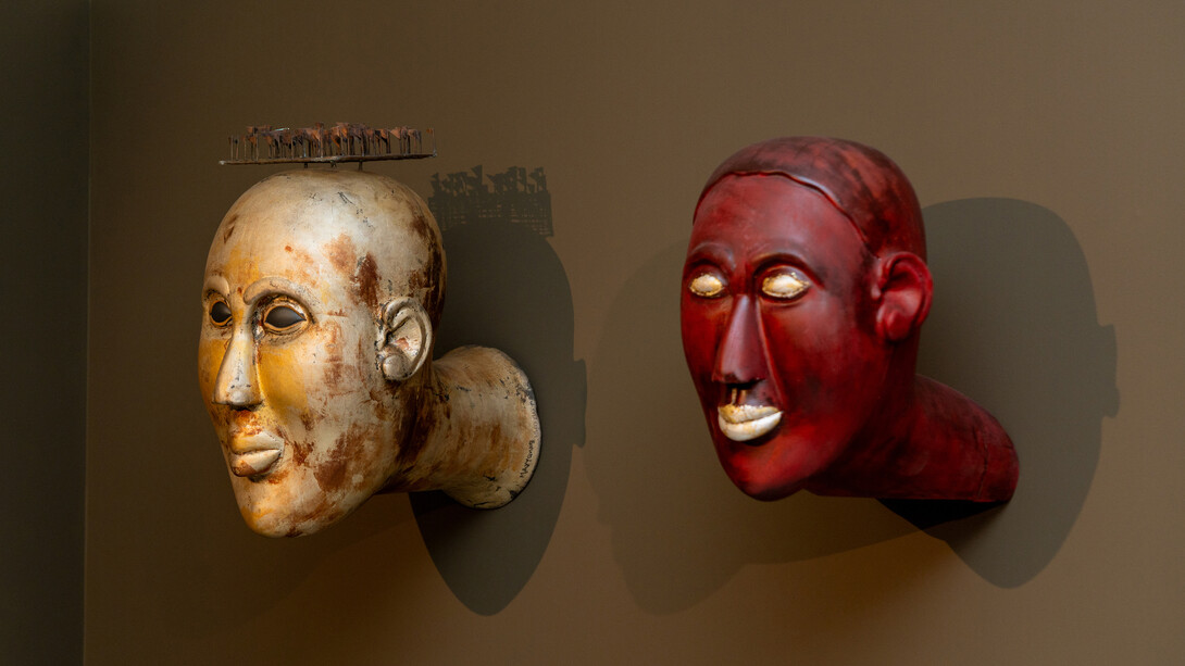 Mayur Kailash Gupta, What form retains, exhibition view. Courtesy of Latitude 28 Gallery