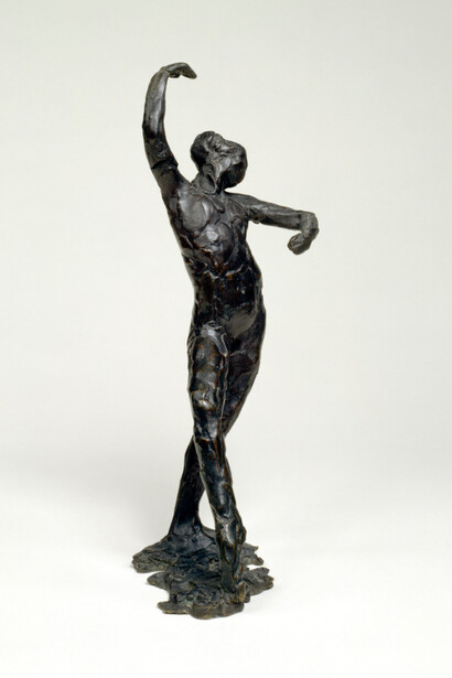 Edgar Degas
Spanish Dance (Danse espagnole), ca. 1896–1911 (cast ca. 1919–26)
Bronze
40.3 x 16.5 x 17.8 cm
Solomon R. Guggenheim Museum, New York
Thannhauser Collection, Gift, Justin K. Thannhauser 78.2514.9
Photo: © Solomon R. Guggenheim Foundation, New York (SRGF)
