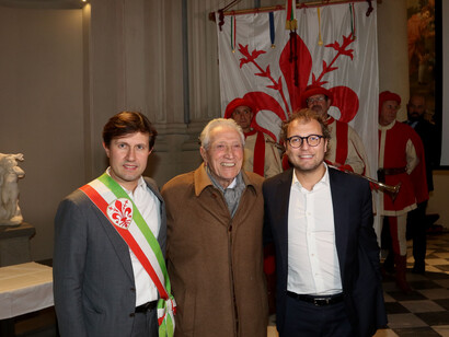 L'assegnazione del Fiorino d'oro a Narciso Parigi