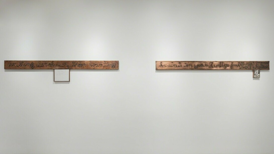 Want, Exhibition view. Courtesy of Alexander and Bonin