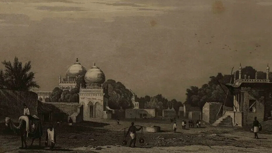 T. Jeavons, Bejapore (detail). Courtesy of Dhoomimal Gallery