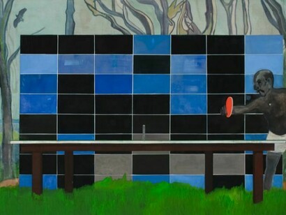 Peter Doig, Ping Pong, 2006-2008, Oil on canvas, 240 x 360 cm, DOI 70/00, Courtesy of a private collection
