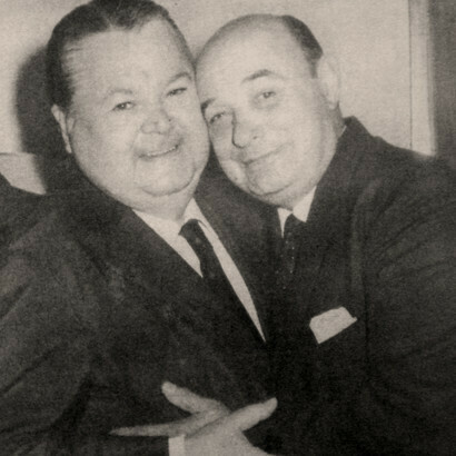 Aníbal Troilo with Cátulo Castillo, Argentine tango poet and composer
