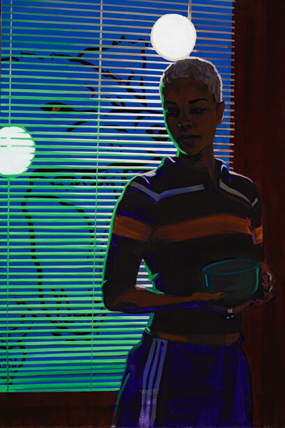 Kevin Brisco Jr., Motion sensors (FKA barking ass dogs), 2024. Courtesy of Albertz Benda Gallery