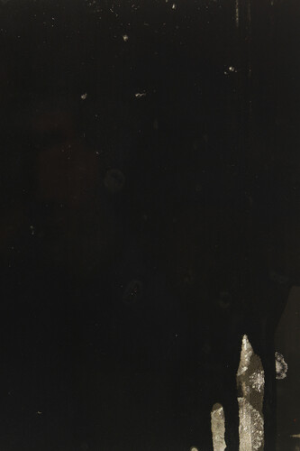 Barcilon, 2015, pure pigments and varnish on wood, 153x200cm. Detail