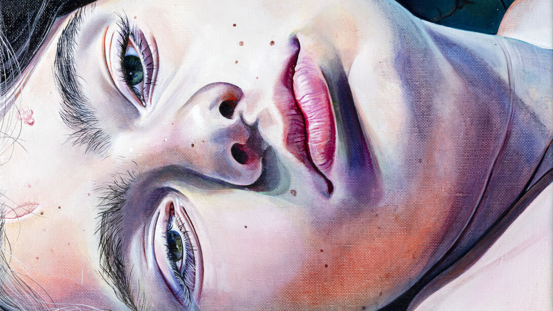 Ishbel Myerscough, Youth I, 2019, oil on canvas ©Ishbel Myerscough, courtesy of Flowers Gallery 