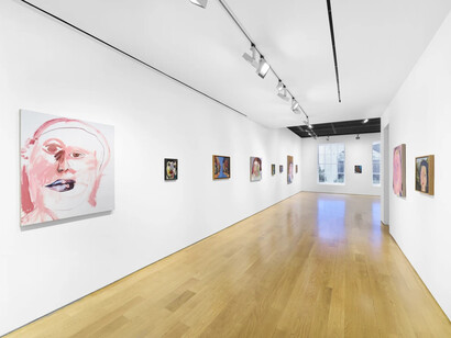 Margot Bergman, Rogues gallery, exhibition view. Courtesy of Anton Kern Gallery