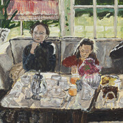 Polina Barskaya, Gleneagles breakfast (detail), 2026. Courtesy of Althuis Hofland Fine Arts
