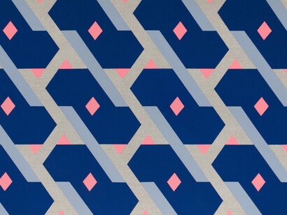 Sinta Tantra, On Being Blue A Philosophical Enquiry (No. 8_4), 2015, Tempera on Linen, 83 x 60 cm