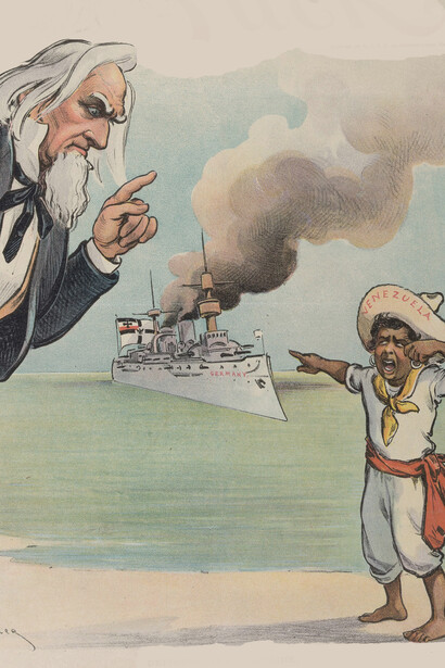 Definiendo la doctrina, Revista Puck, 1902