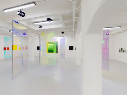 Paolo Cavinato - Daniel Mullen - Sali Muller and Stefan Milosavljevic - Installation view - Life on Tralfamadore @ The Flat - Massimo Carasi