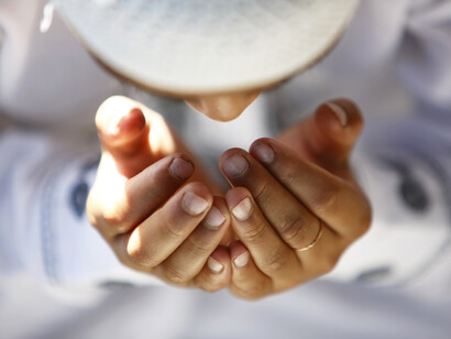 Muslim praying
