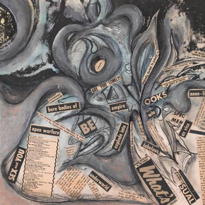 Jean-Jacques Lebel, Open Warfare (vers 1961). Courtesy of Centre Pompidou