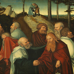 Lucas Cranach the Elder, The Parting of the Apostels, nach 1540. Nationalmuseum Stockholm, Foto: Anna Danielsson/Nationalmuseum