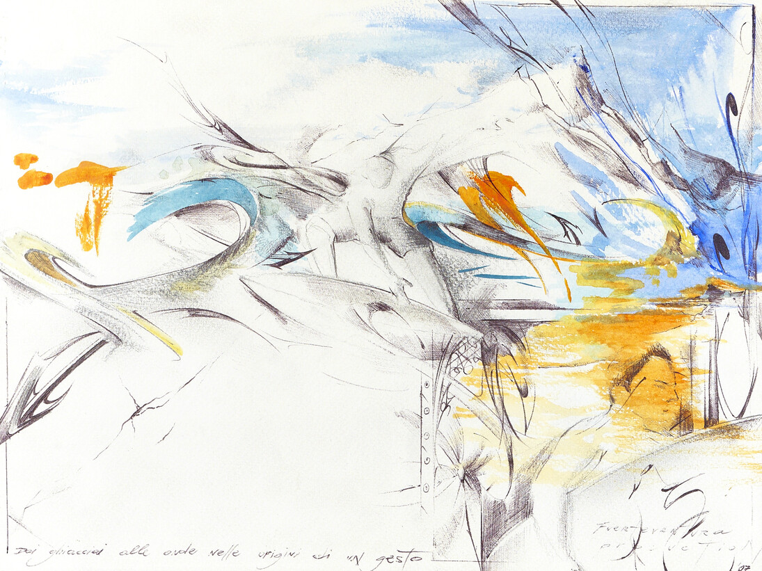 Fuerteventura, Acquerello su carta 29,7x21 cm, Frode 2007