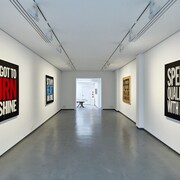 John Giorno, Exhibition view. Courtesy of Cahiers d’Art