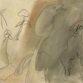 Femmes, oiseaux et monstres. Courtesy of Galerie Lelong