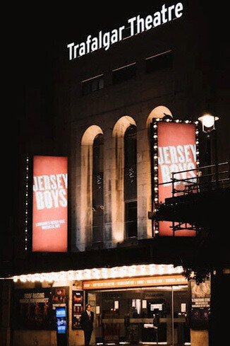 Facade del Trafalgar Theater, Londres, Inglaterra