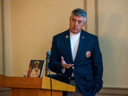 Larry Bowen, a survivor, is a Purple Heart recipient for his service on the USS Liberty and speaking of the incident