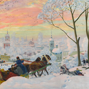 B.M. Kustodiev, Festivities, 1922. Courtesy of Tretyakov Gallery 