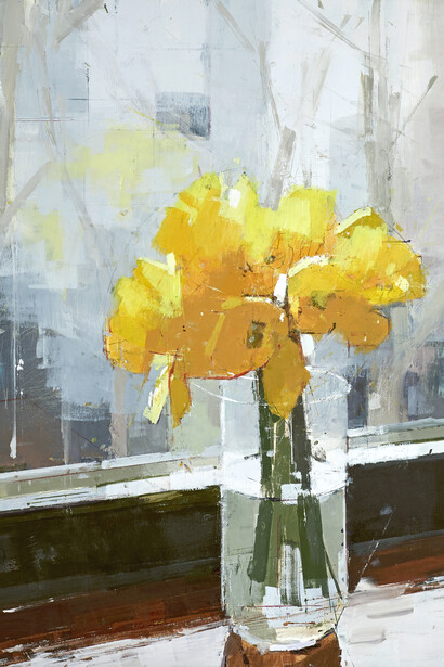 Lisa Breslow, Daffodils, 2024. Courtesy of Kathryn Markel Fine Arts