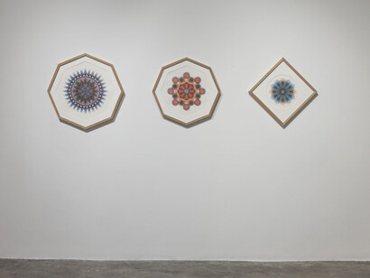 Nima Nabavi, Sunrise at the vortex, exhibition view. Courtesy of The Third Line