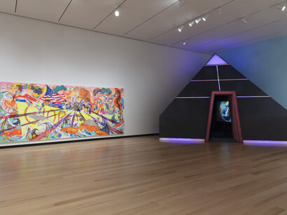 Jamea Richmond Edwards, Another world and yet the same, exhibition view. Courtesy of the Wellin Museum of Art. Photo by John Bentham 