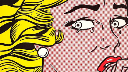 Roy Lichtenstein. Crying Girl, 1963 © Estate  of Roy Lichtenstein - SIAE 2018