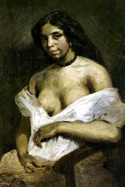 Delacroix. Aspasia