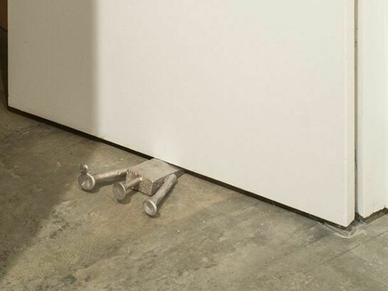 Hans Schabus, Helfer, 2012, aluminium 11.8 x 9 x 3 in. / 30 x 23 x 9 cm