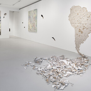 Manoela Medeiros, Tropical still life, exhibition view. Courtesy of Palo Gallery