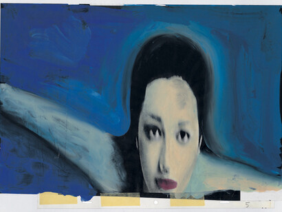 Gianluigi Toccafondo, La Biennale di Venezia con Asia Argento e Marco Giusti, disegno per la sigla per la 56 Mostra d'arte cinematografica, 1999, 1 minuto, pellicola 35mm. 