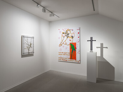 Various artists, Tender fury, exhibition view. Courtesy of Galerie Ron Mandos