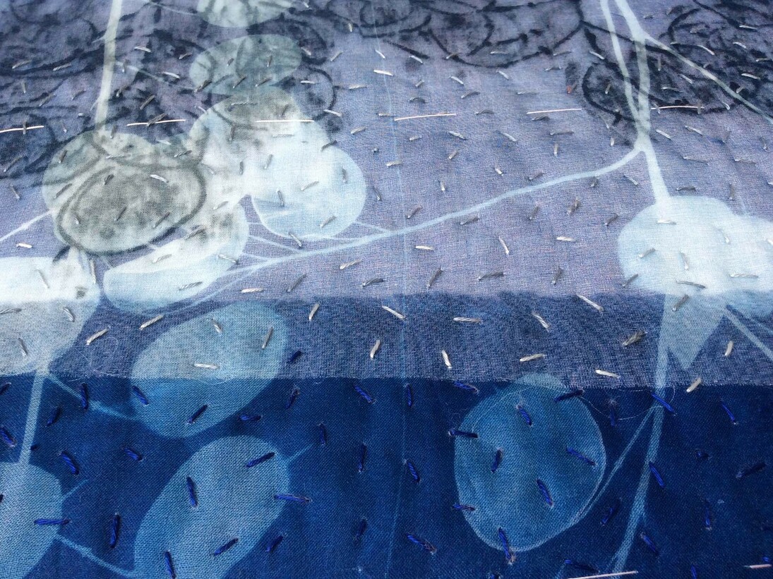 Detail of Honesty Skyline by Pauline Burbidge. Photo PB