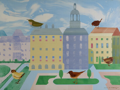 Louis De Niverville, Right at home (detail), 1992. Courtesy of Aga Khan Museum