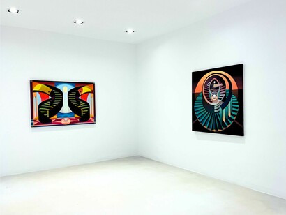 Jason Ho, Line between homes, exhibition view. Courtesy of Villazan Gallery