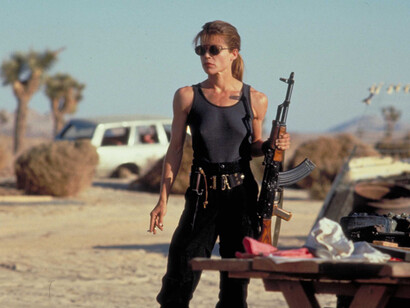 Linda Hamilton como Sarah Connor