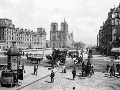 Paris, 1890 Notre-dame